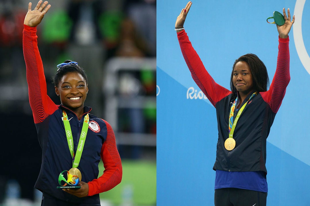 Olympic Gold Medalists Simone Biles and Simone Manuel Take the Cutest Selfie Ever, Twitter Melts